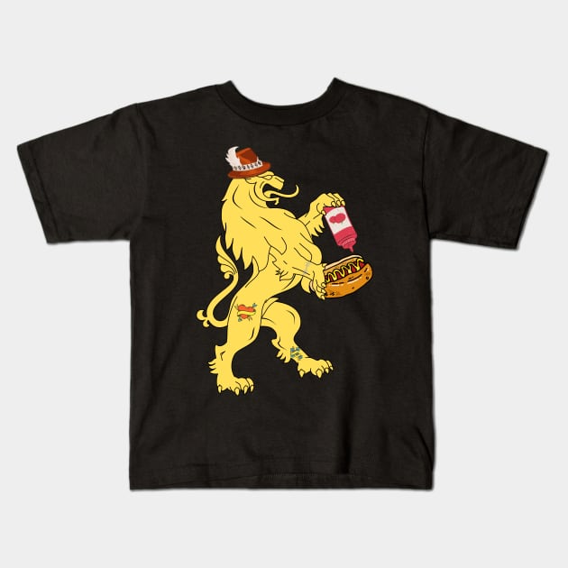 Coat of Arms Kids T-Shirt by AbsZeroPi